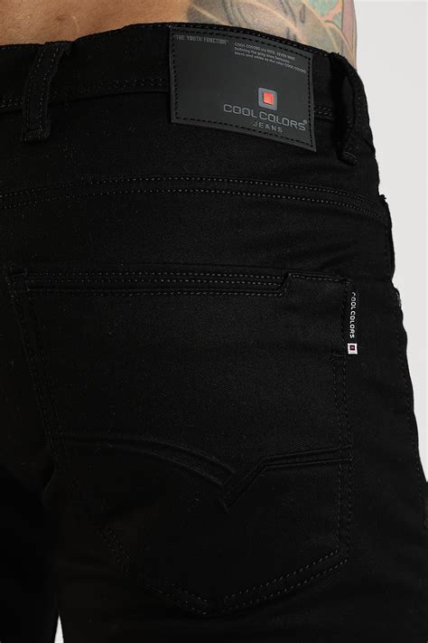 Men Black Solid Ankle Fit Stretchable Denim Jeans