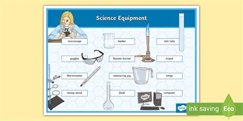 Science Equipment Display Poster (teacher made) - Twinkl