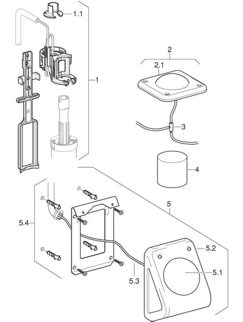 Spare parts for: Sigma concealed cisterns 8 cm, front actuation (UP720 ...