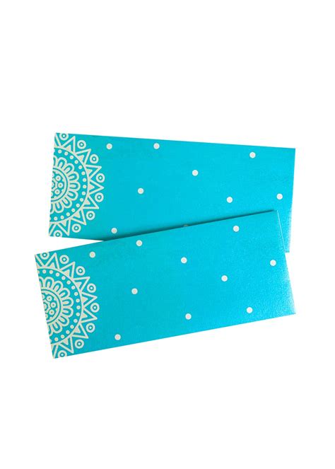 Get Turquoise Mandala Envelope at ₹ 200 | LBB Shop