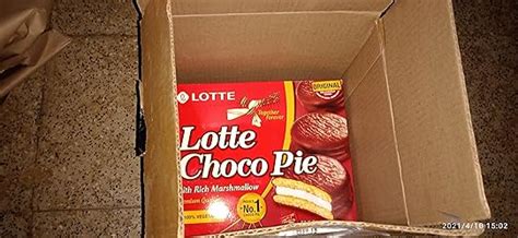 Lotte Choco Pie (Pack of 12), 336g : Amazon.in: Grocery & Gourmet Foods