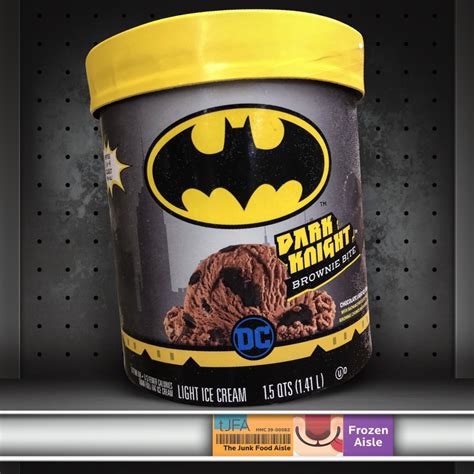 Batman Dark Knight Brownie Bite Ice Cream - The Junk Food Aisle
