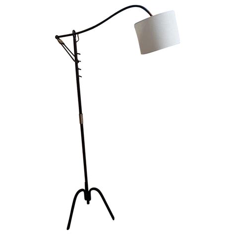 Rare Mid Century Modern Majestic Floor Lamp. Iron Atomic 1950s Dual ...
