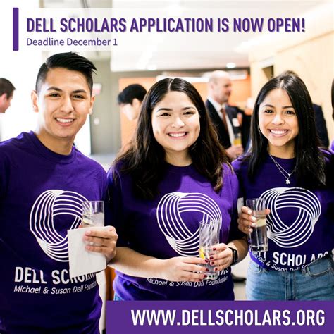 The Dell Scholars Program application is now open! The Dell Scholars ...
