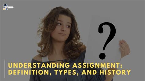 Image result for Assignment Definition