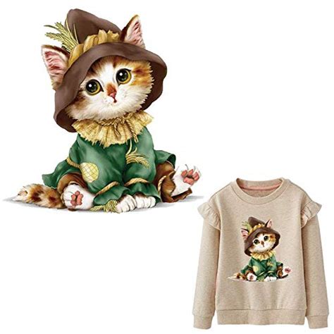 TOTAL HOME : Cute Pussy Child Iron on Patches for Clothing Europe Funny ...