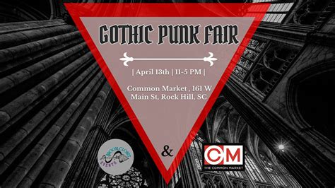 Gothic Punk Fair, Common Market Rock Hill, 13 April 2024 | AllEvents