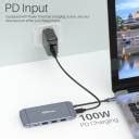 Portronics Mport 9C Type-C Multiport HDMI VGA RJ45 USB C SD/TF Port USB ...