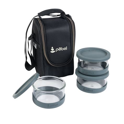 Small Glass Lunch Box - 3 pcs – Pebel