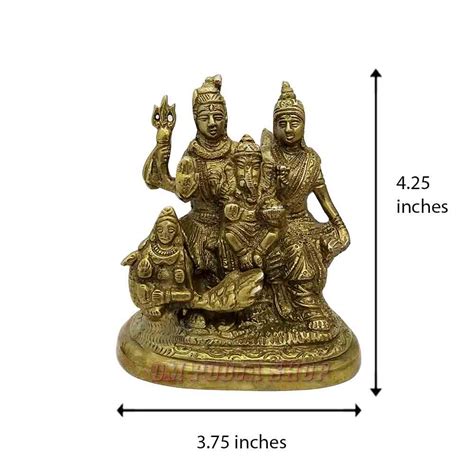 Shiv Shiva Parivar Brass Murti | Buy online @ USA UK India