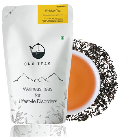 Ono Teas Whiskey Tea (50 Grams | 25 Cups) with Roasted Darjeeling Black ...