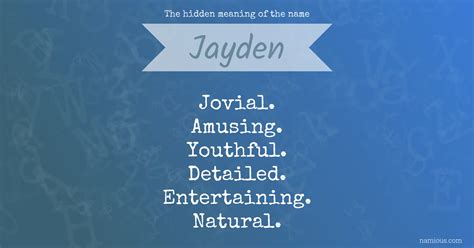 What Is The Meaning Of Jayden In The Bible at Ester Gordan blog