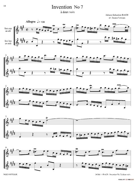 15 Improvisations（15首即兴曲·XIV）简谱 - 钢琴乐谱－柳邻猫