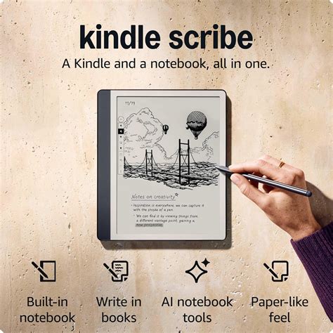 New Kindle Scribe: Write in Books & Notes | 10.2" Display