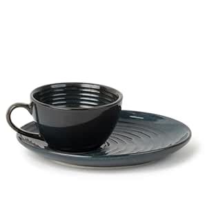 Bodhi House Porcelain Cup and Saucer Set for Tea Coffee, Espresso ...