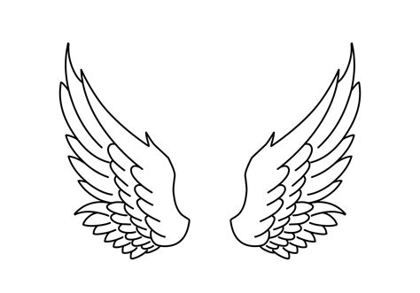 Wings Drawing Clip Art at Steven Payton blog