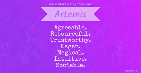 The hidden meaning of the name Artemis | Namious