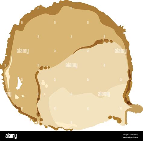 carpet coffee stain cartoon vector illustration Stock Vector Image ...