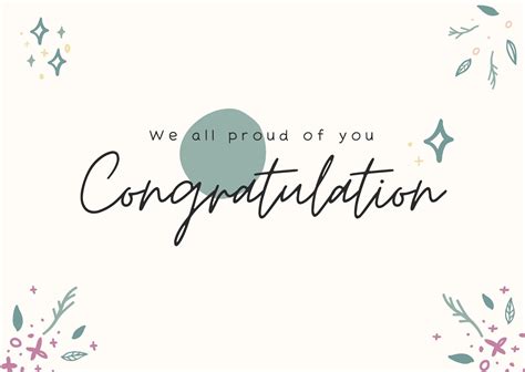 Congratulations Templates Pdf Graduation Thank You Card Template Pdf