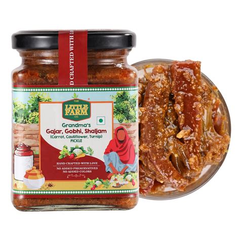 THE LITTLE FARM CO Punjabi Mixed Pickle - Gobhi Gajjar Shalgum ka Achar ...