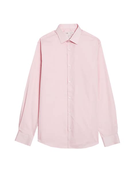 Buy Regular Fit Easy Iron Pure Cotton Shirt at Marks & Spencer