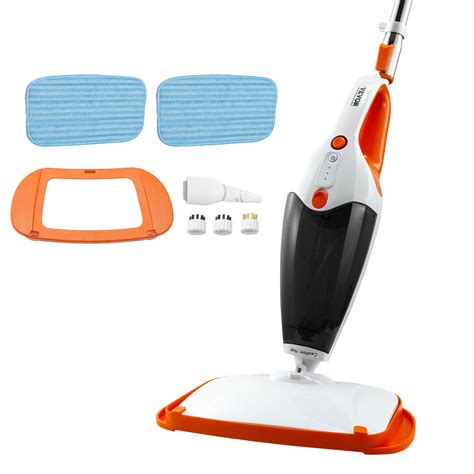 VEVOR Steam Mop, 5-in-1 Hard Wood Floor Cleaner with 4 Replaceable ...