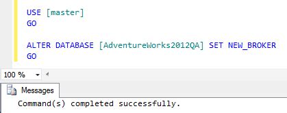 SQL Server Service Broker Example 的图像结果