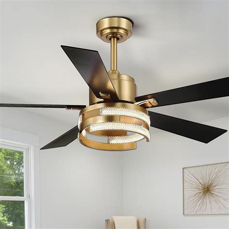 Indoor Ceiling Fans | Gold ceiling fan, Unique ceiling fans, Ceiling fan