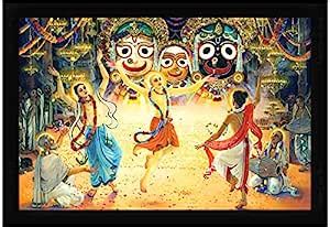Braj Art Gallery Chaitanya Mahaprabhu & Nityanand Prabhu Dance Before ...