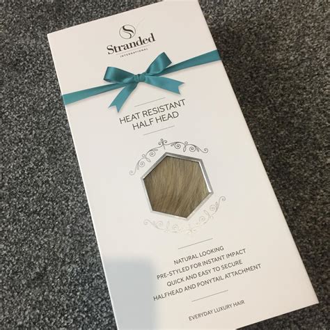 Stranded international heat resistant half head hair... | Depop