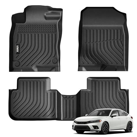 VIWIK Floor Mats, Car Mats All Weather Custom Floor Liners Full Set ...