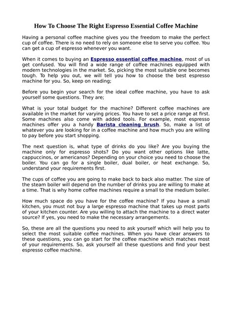 Espresso Essential Coffee Machine 的图像结果