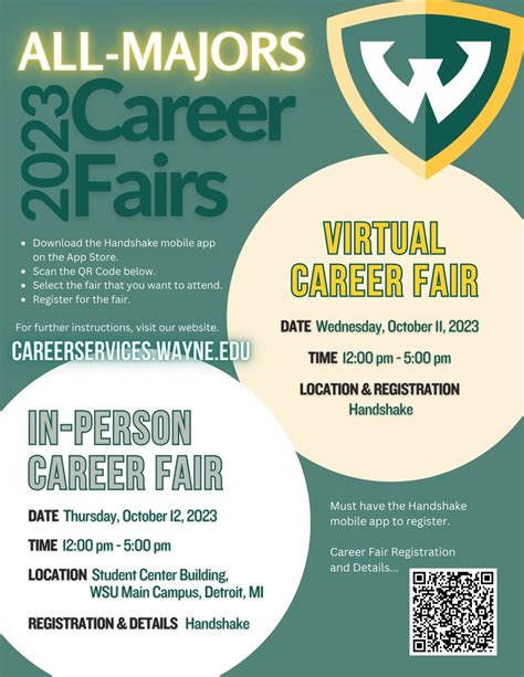 Susan Crowley, MIS on LinkedIn: #jobfairs #internships #newgrads #careerfairs #waynestateuniversity