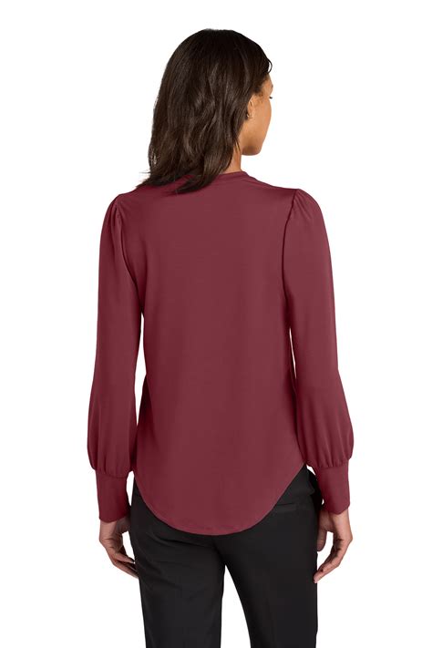 Mercer+Mettle Women’s Stretch Jersey Long Sleeve Blouson Top | Product ...