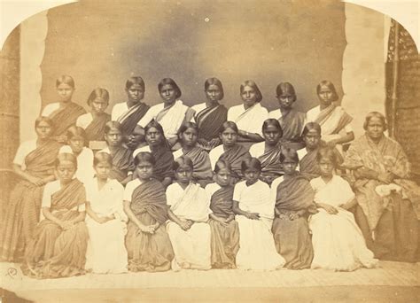 Twenty Four Students and their teacher of the London Mission Girls ...