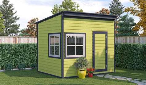 8x10 Office Shed Plans - Shedplans.org