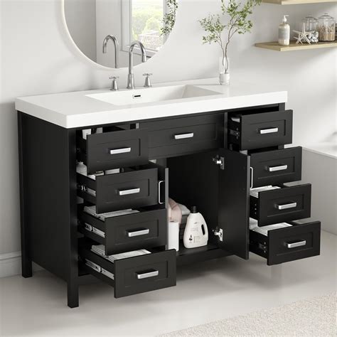 Mirightone 48 Inch Bathroom Vanity with Sink, 48 Vanity with Sink and ...