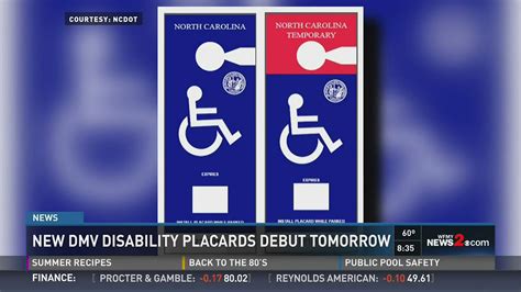 North Carolina DMV Unveiling New Disability Parking Placards ...