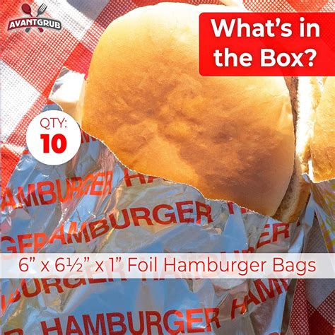 Buy Retro, Grease Proof Burger Wrappers 10Pk. Insulated, Pro Quality ...