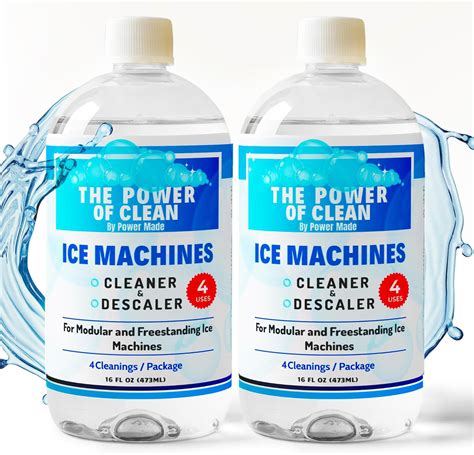 Amazon.com: Power Made Ice Machine Cleaner & Descaler 16 fl oz 4 Uses ...