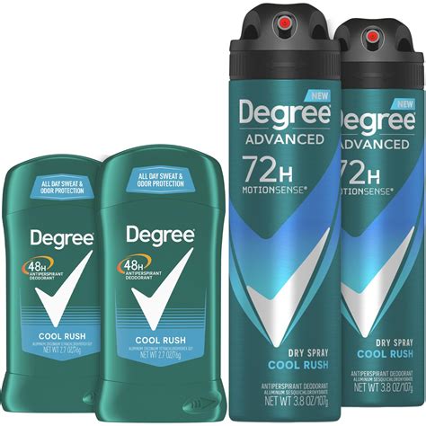 Amazon.com : Degree Deodorant Men Value Pack - Degree Cool Rush Mens ...