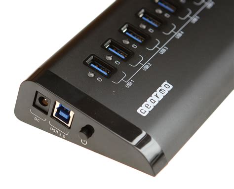 7 Port USB 3.0 Hub with LED Activity - Extruded Aluminum Body - Gearmo