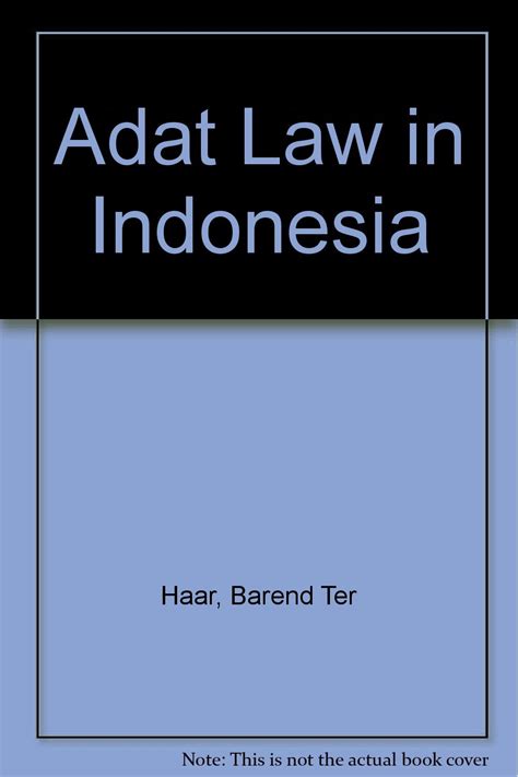 Buy Adat Law in Indonesia Book Online at Low Prices in India | Adat Law ...