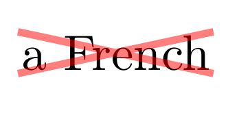 transparency - Cross out words with TikZ: line opacity - TeX - LaTeX ...