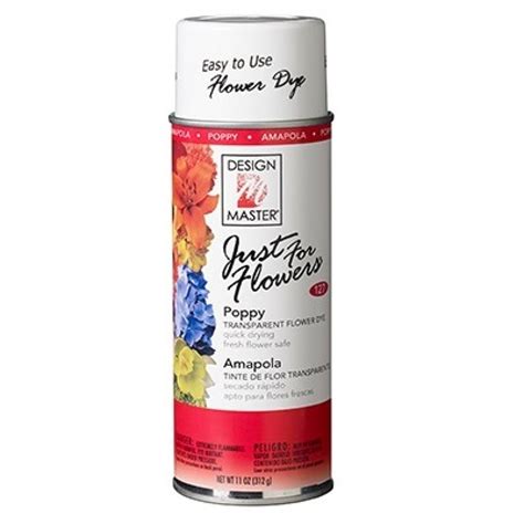 Just for Flowers 127 Poppy Spray Paint Design Master