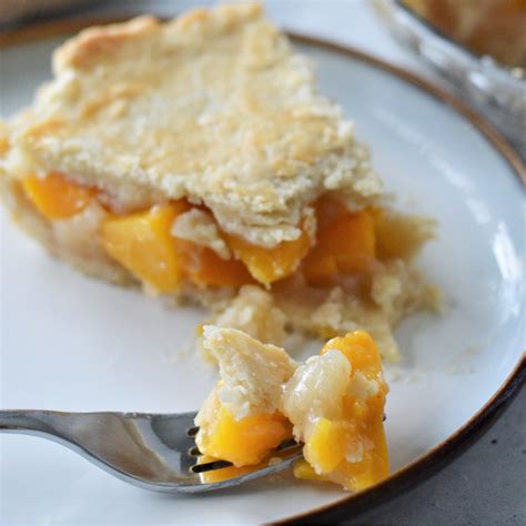Canned Peach Pie Recipe | Easy peach pie, Pie recipes, Peach pie