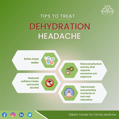 Tips To Treat Dehydration Headache - Gilbert Center