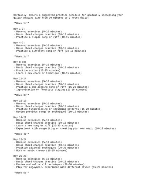 Intermediate Guitar Practice Routine 的图像结果