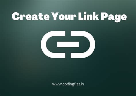 Create Your Own Link Page Using Simple HTML | Web Development.