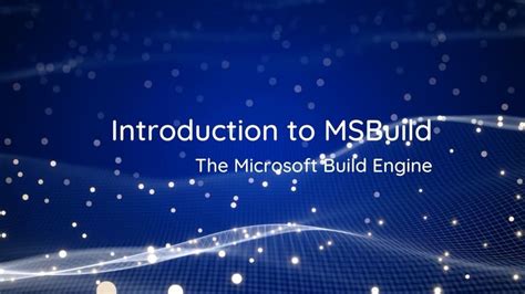 MSBuild Tutorial 的图像结果